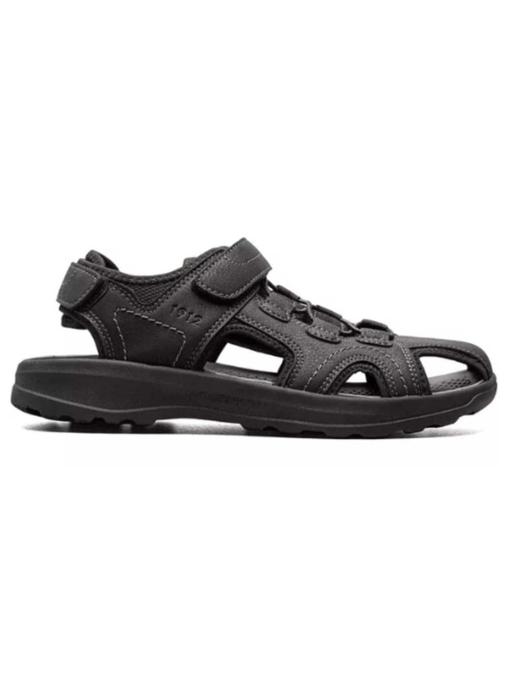 Men's Nunn Bush Huck Sport Sandals in Black. 85033-001